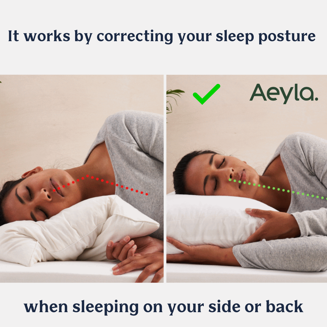 Neck Support Pillow - Mela Dual Pillow