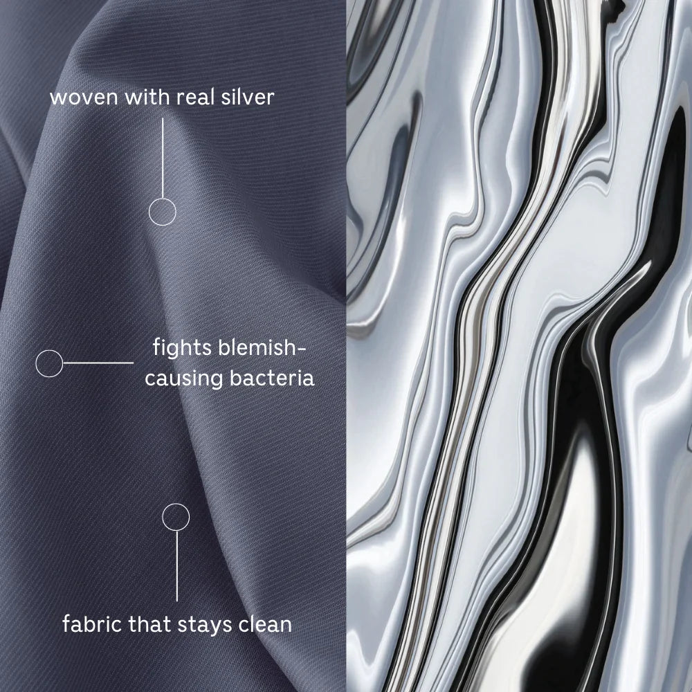 Clean Silver Fitted Sheet