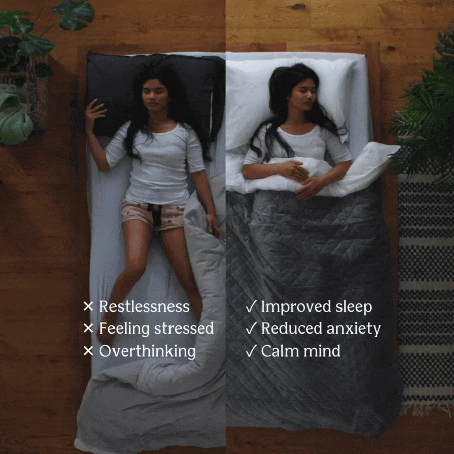 The Mela Weighted Blanket With Removable Cover